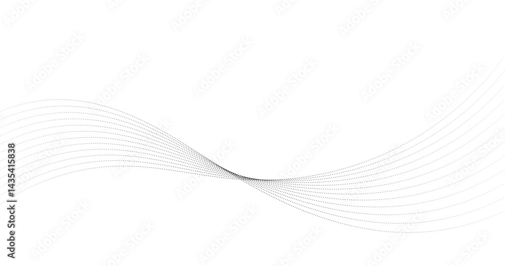 Poster particles lines on empty background with empty space for insert element