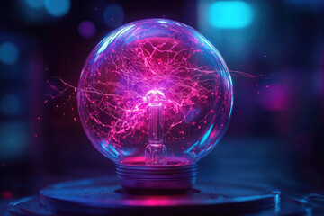 Exploring the vibrant energy waves of futuristic filament bulbs in innovative technology digital realm invention perspective