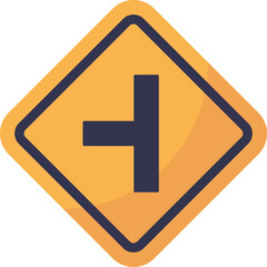 side road left