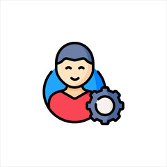 man with gear