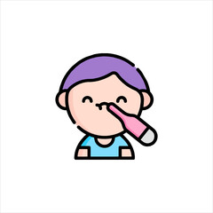 cartoon character of a man
