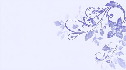 Lavender Floral Design Background. (12)