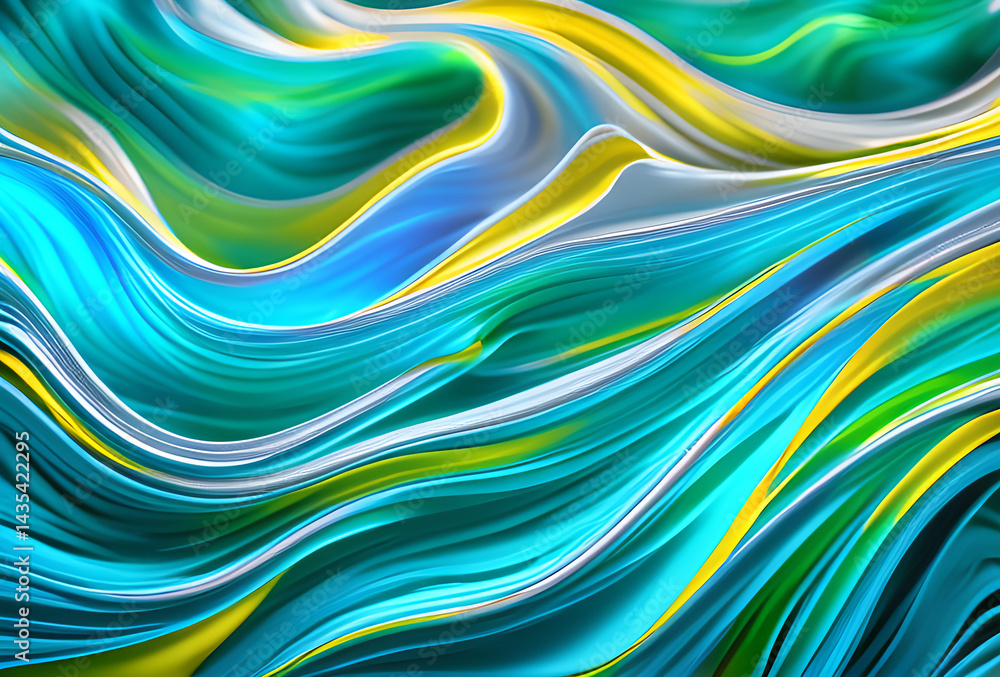Poster abstract soft blue wave background. blue background with blue lines curved wavy sparkle with copy sp