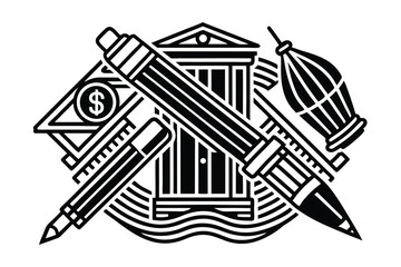 Doodle Line Icons Business and Finance Essentials
