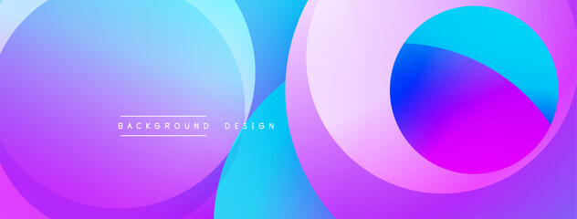 Abstract gradients overlap, creating vibrant visual flow. Soft colors blend, forming modern background design.