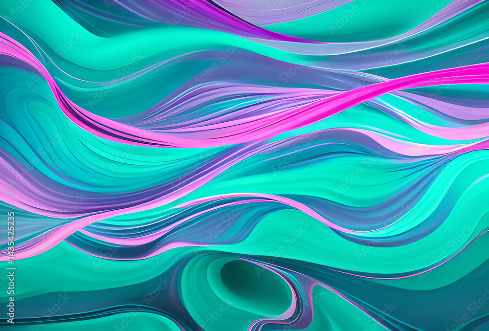 Poster bstract soft blue wave background. blue background with blue lines curved wavy sparkle with copy spa