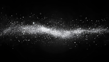Silver Glitter Background, abstract background