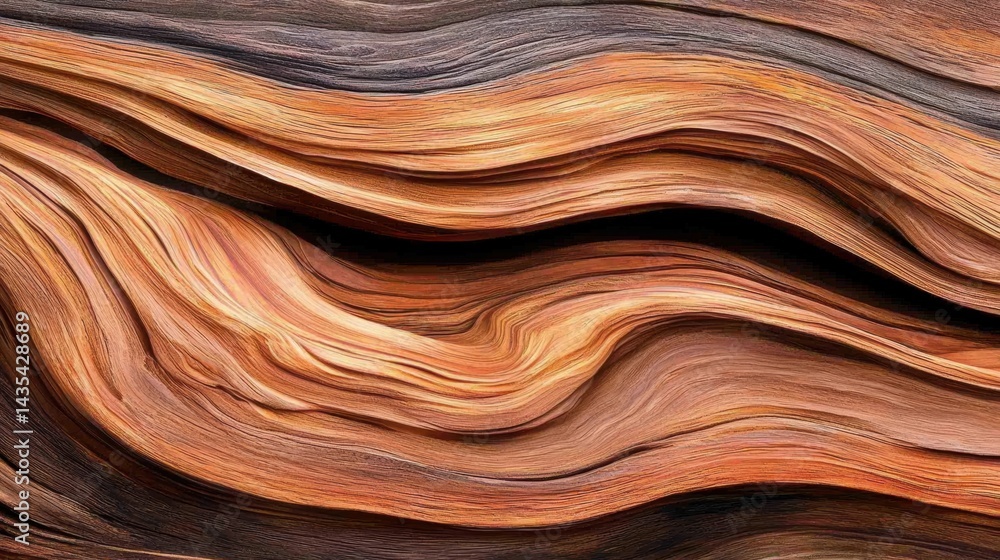 Poster a close-up image of a natural rock formation with a textured surface and layered appearance.