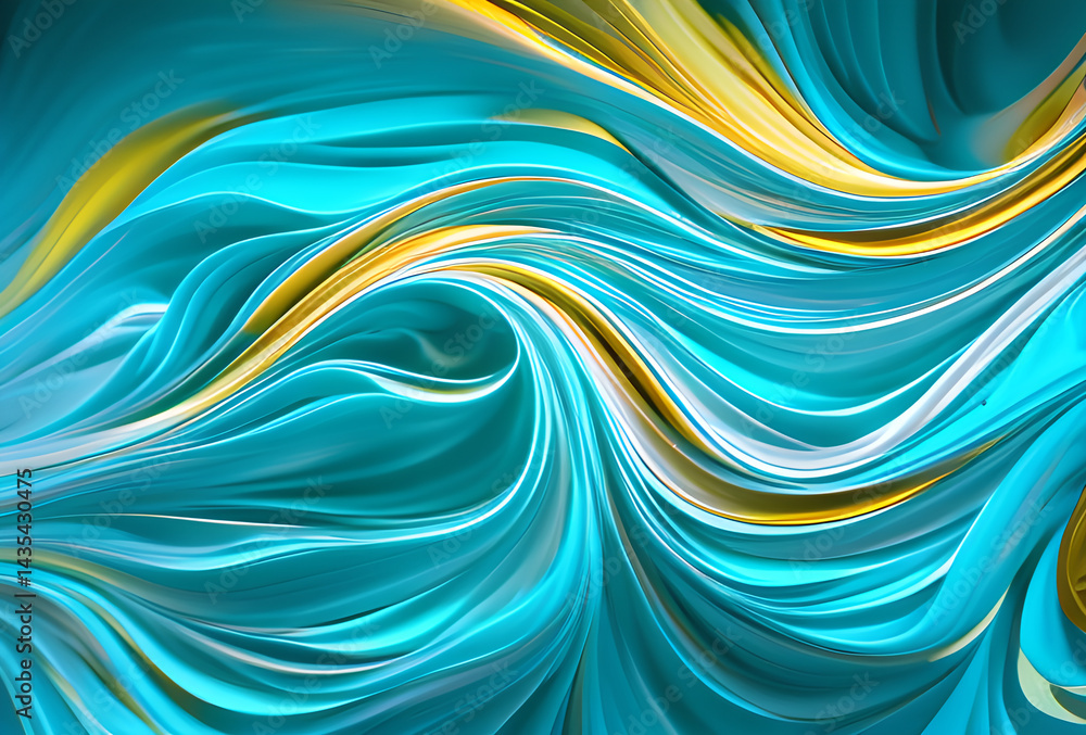 Poster bstract soft blue wave background. blue background with blue lines curved wavy sparkle with copy spa