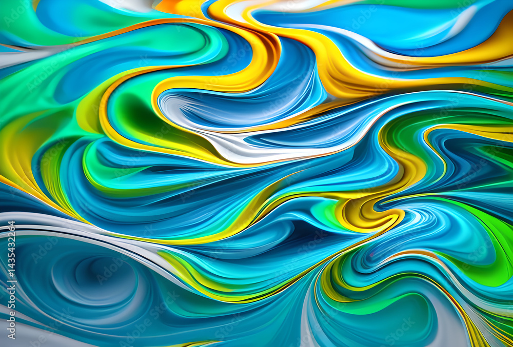 Poster bstract soft blue wave background. blue background with blue lines curved wavy sparkle with copy spa
