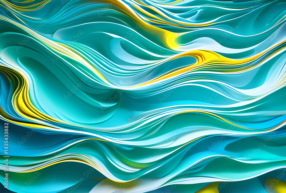 Poster bstract soft blue wave background. blue background with blue lines curved wavy sparkle with copy spa