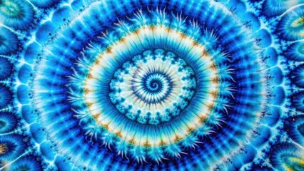 Colorful spiral tie dye wallpaper with blue swirls and intricate patterns, blue, home decor, blue, home decor