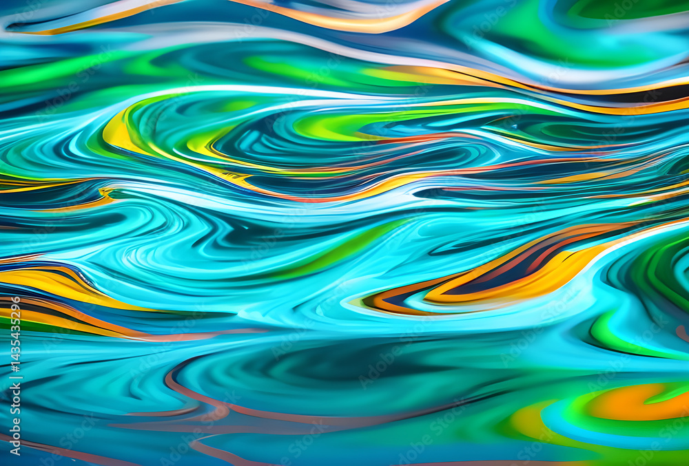 Poster bstract soft blue wave background. blue background with blue lines curved wavy sparkle with copy spa