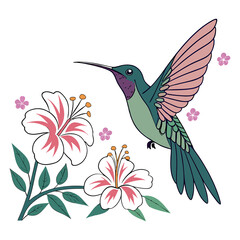 Natural beauty Humming Bird.