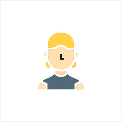 funny cartoon casual man