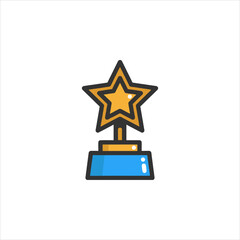 star award on a white background