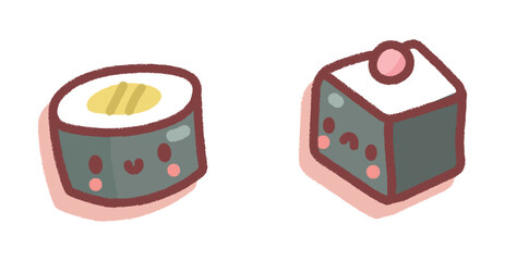 Set Sushi Cute