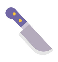 knife on a white background