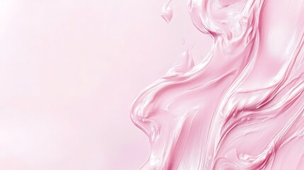 Pink Cream Swirl Background. (1)
