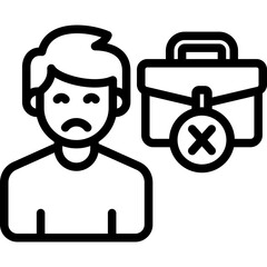 Out Of Work Icon