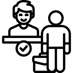 Check In Desk Icon