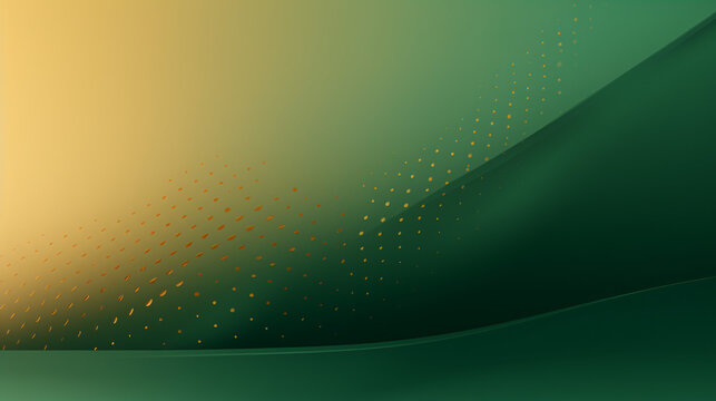 Premium green and golden gradient background with golden dots and diagonal lines, ideal for luxury banners, presentations, and elegant greeting designs.

