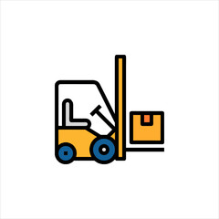 forklift truck icon