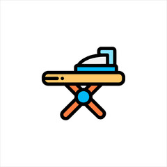 vector illustration of an orange car