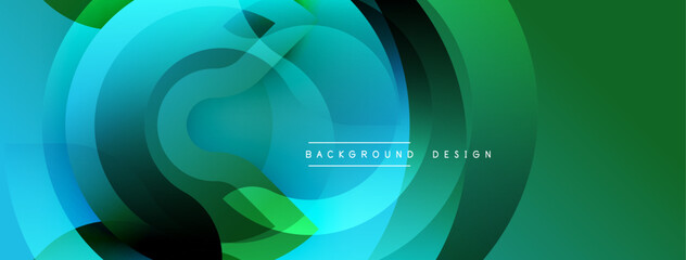 Abstract fluid shapes, vibrant turquoise, green gradients. Modern design, smooth transitions, dynamic composition. Background texture for projects.