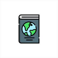 recycling symbol with globe