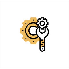 key with gear