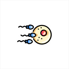 vector illustration of a funny face