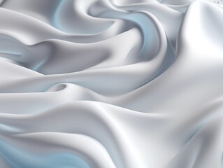 Obraz premium silk fabric background, White Fabric Revival with Deep Bubble Cleaning