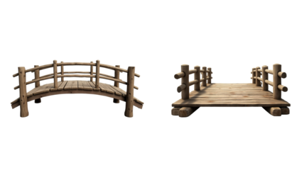 wooden bridge (png)