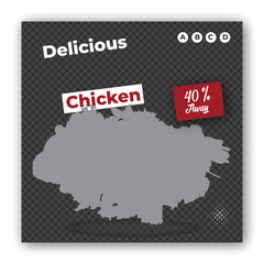 Healthy Food Marketing Social Media And Banner Templates