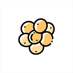 vector illustration of grapes
