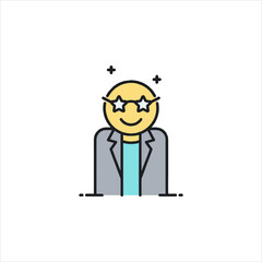 businessman cartoon character