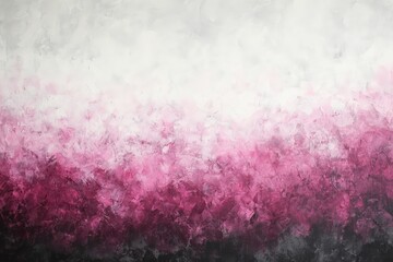 Abstract painting with a gradient of pink and gray shades