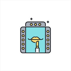 vector illustration of a pencil