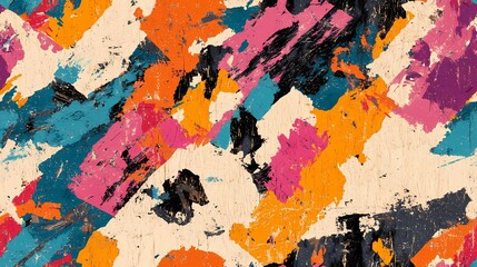 Fototapeta premium Seamless OSB board tile with natural wood chip patterns and raw material look for architectural backgrounds and renovation textures.