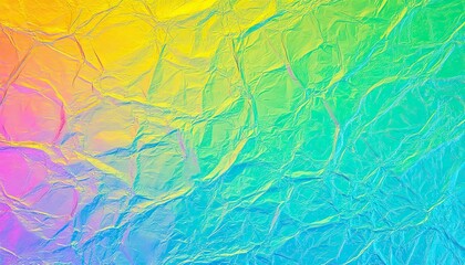 Fototapeta premium Colorful Crumpled Foil