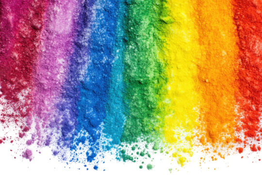 Vibrant spectrum of colors