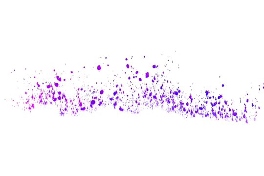 Abstract purple and violet splatter effect