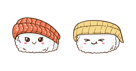 Set Sushi Cute