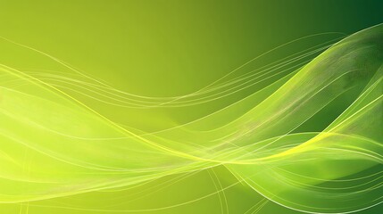 Green Abstract Wave Background. (7)