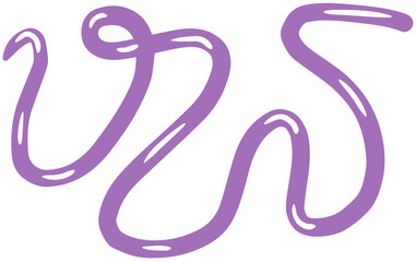 Obraz premium Hand-drawn Abstract Random Blob Brush Organic Shape With Lines Inside Element, Icon, Symbol or Graphic Resources