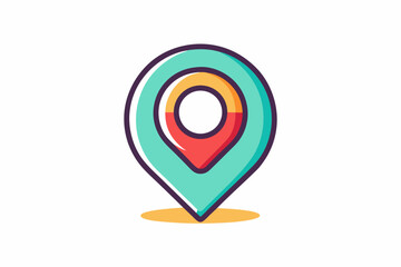 Basic Map With Speech Pointer Icon