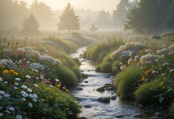 fog over the river