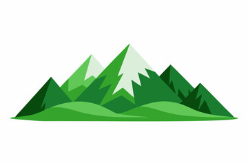 mountain landscape vector illustration