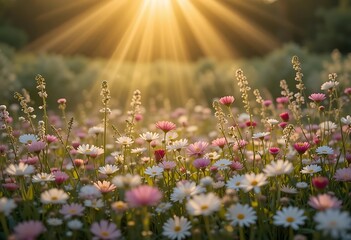 field of flowers